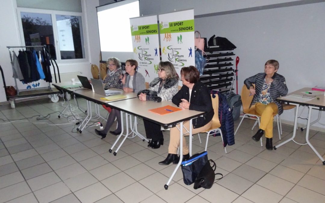 ACCUEIL NOUVEAUX ADHÉRENTS  A LA RETRAITE SPORTIVE DU CREUSOT